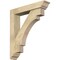Ekena Millwork Merced Traditional Rough Sawn Bracket w/ Offset Brace, Douglas Fir, 6"W x 30"D x 34"H BKT0604X30X34MRC01RDF - alternate 1